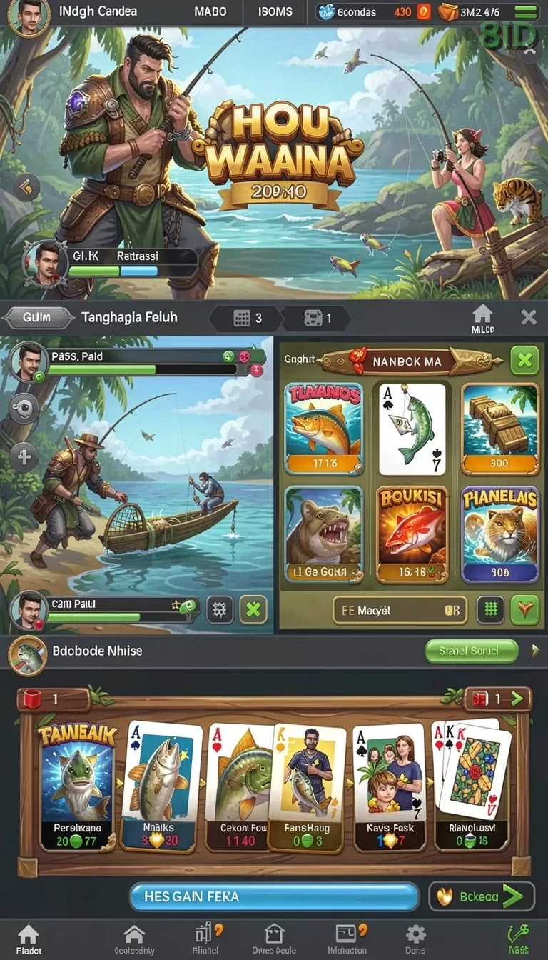 Cuplikan layar WINIDN — menu navigasi