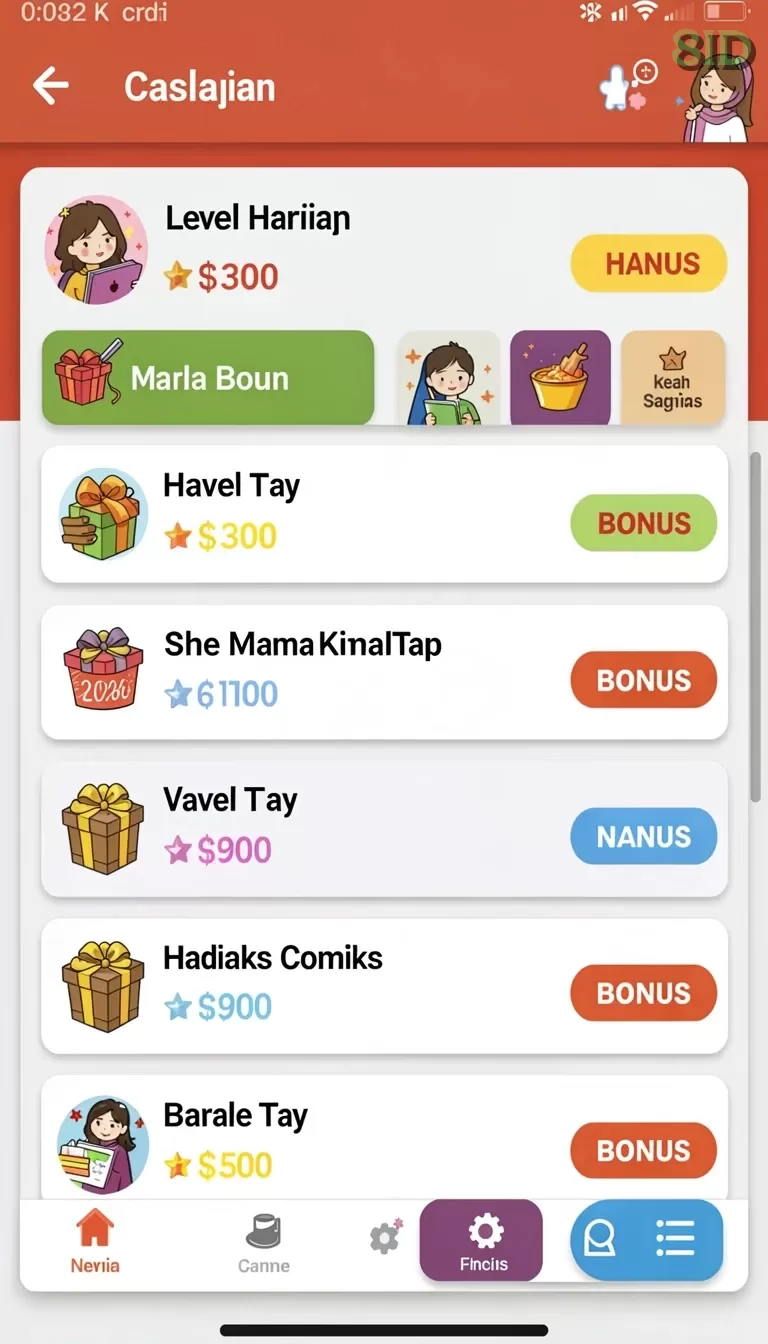Cuplikan layar RR789 — pengaturan akun