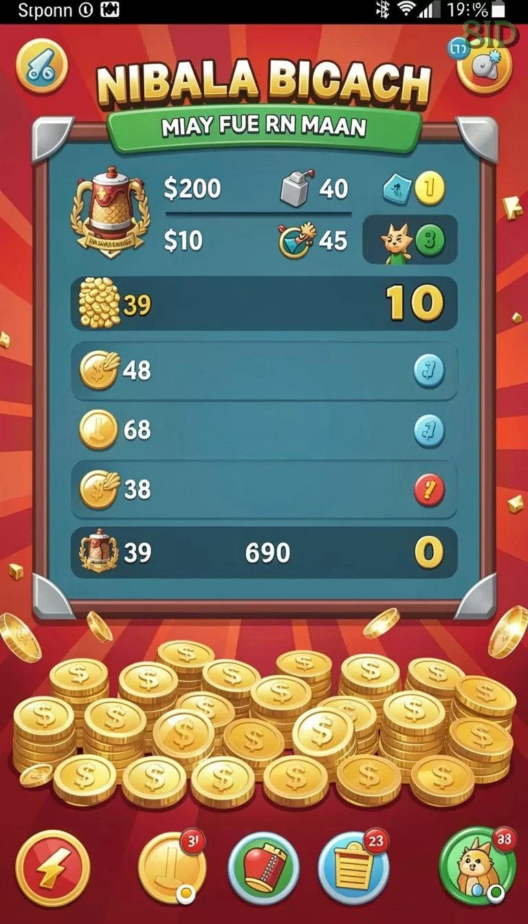Cuplikan layar GOMU837 — menu navigasi